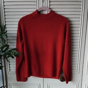 Red Knit Pullover